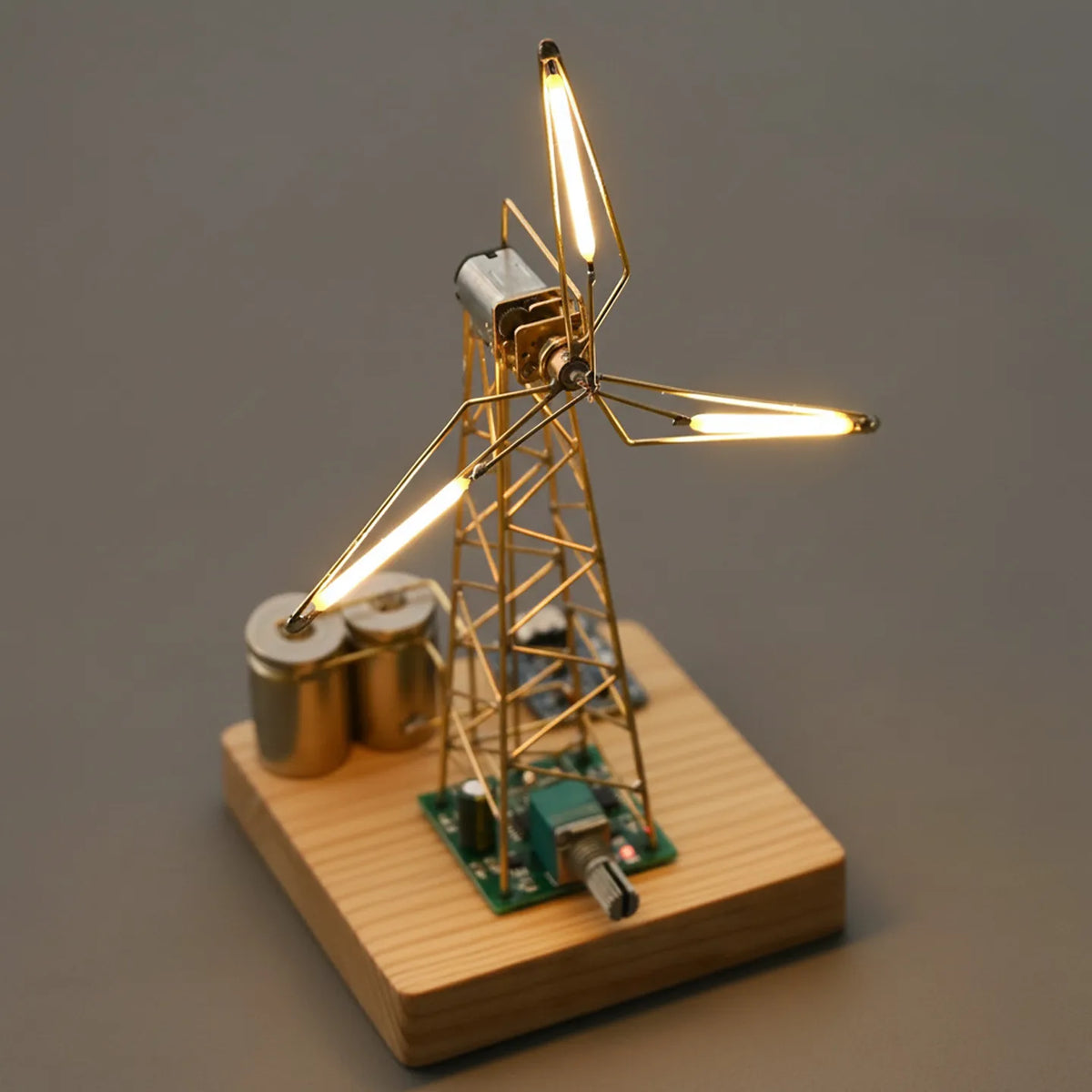 🏆Hot Sale 💡DIY Industrial Retro Windmill Lamp | Hand-Craft Your Own Warm Ambience
