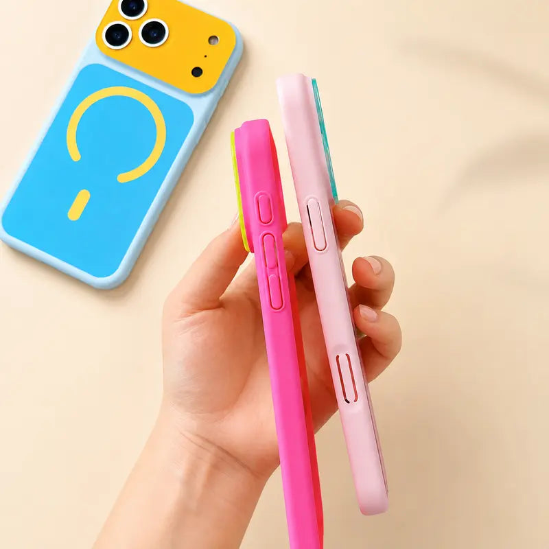 Color Block MagSafe iPhone Case 13-17