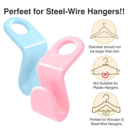 Space Saving Hangers Connector Hooks 20 Counts