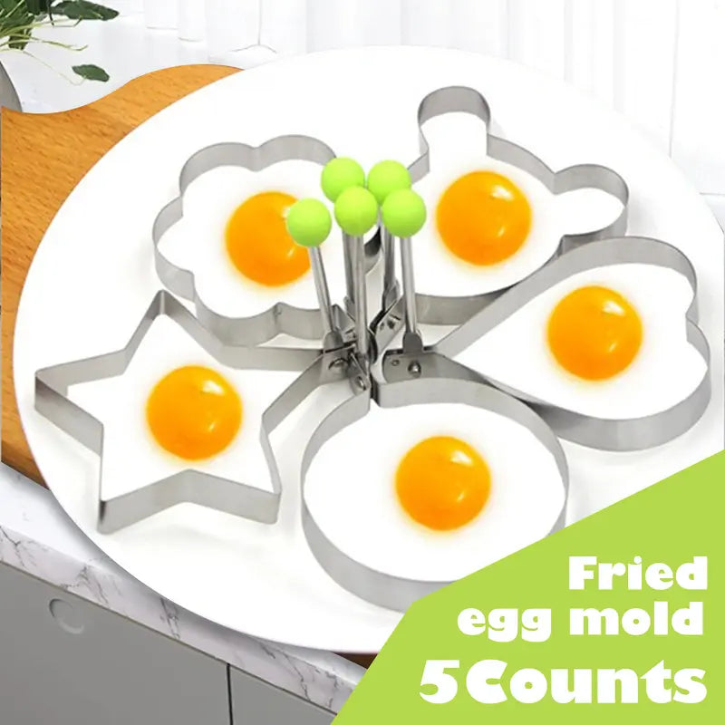 5 Counts Set Fried Egg Rings Molds