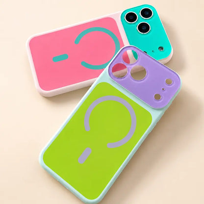 Color Block MagSafe iPhone Case 13-17