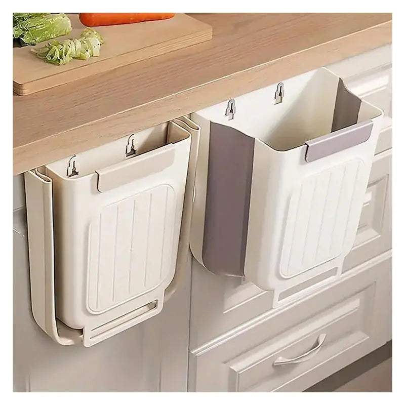 11L Collapsible Hanging Kitchen Trash Can