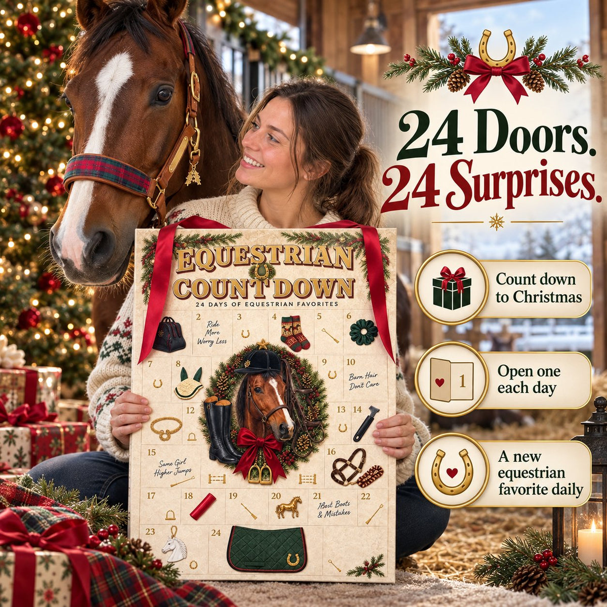 24-Day Equestrian Advent Calendar