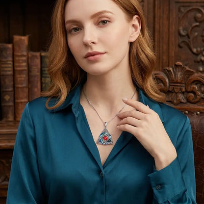 💎Trinity Knot Birthstone Pendant Necklace