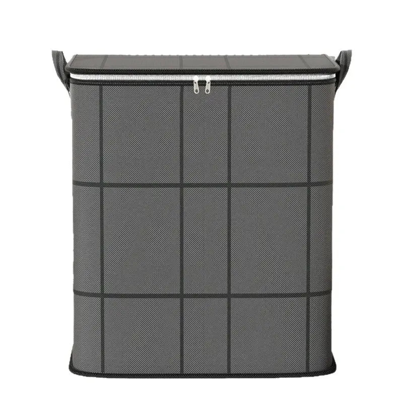 Large-Capacity Zippered Fabric Storage Bag for Clothes & Bedding