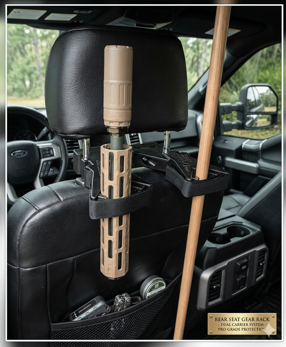 🔥Upgraded Heavy-Duty：The Ultimate Universal Seat Back supporting structure Rack
