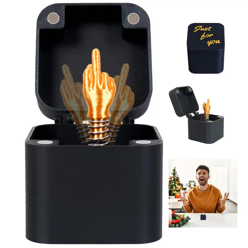 💥Funny Middle Finger Surprise Box Prank Gift
