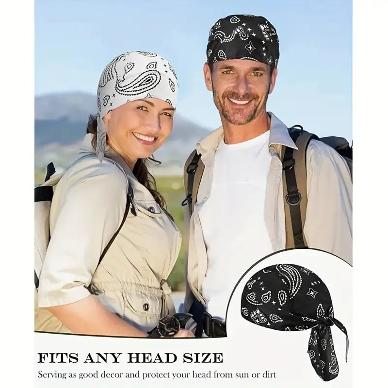 🔥Paisley Cooling Headscarf Cap🥳