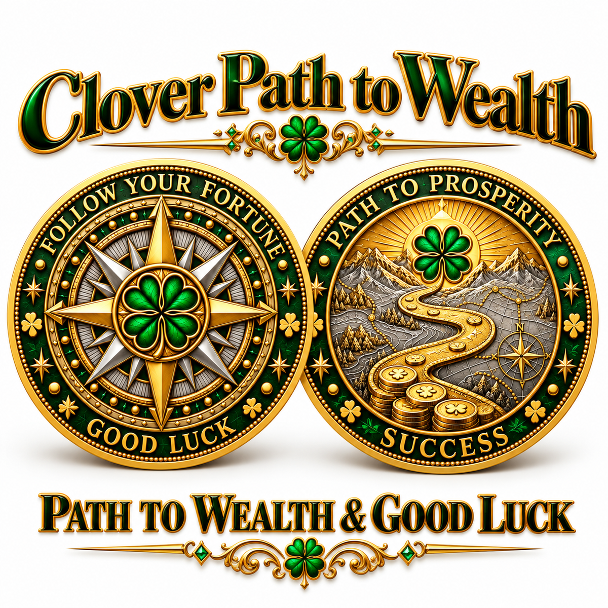 ⏰65% OFF💥3D All-Seeing Eye Prosperity Coin – Wealth & Good Luck Charm