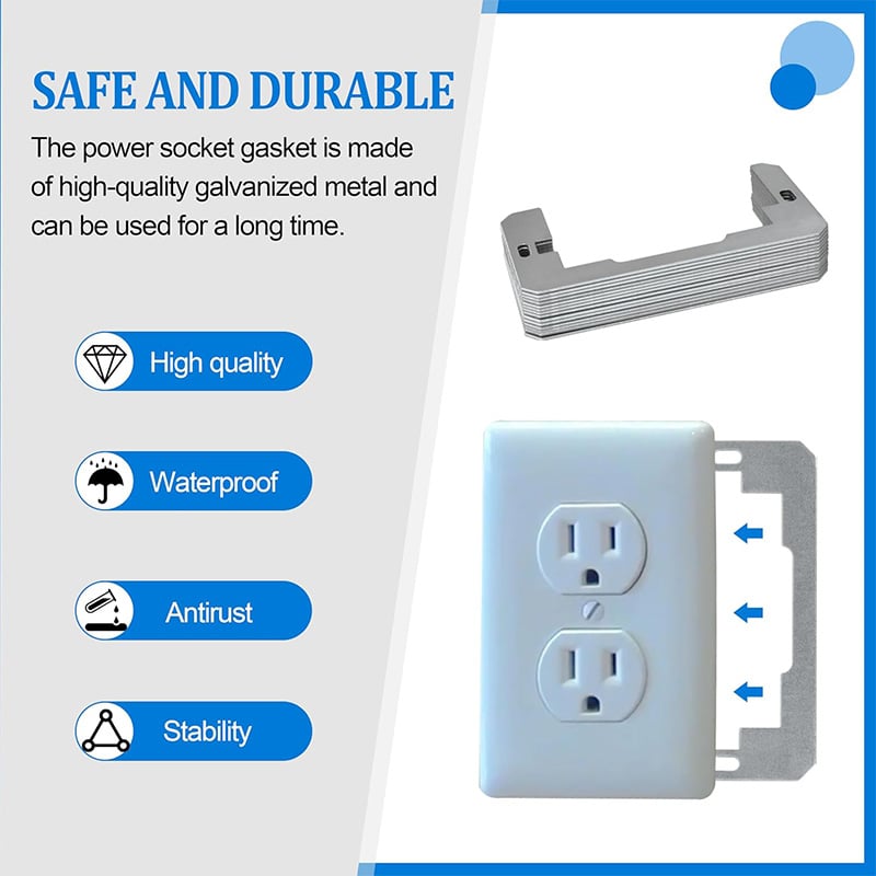 Electrical Outlet Wall Plate Spacer Kit