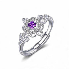 February Amethyst color ring