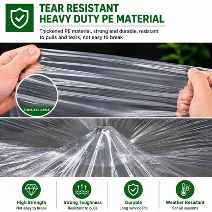 RainShield Pro™ Transparent Waterproof Tarp