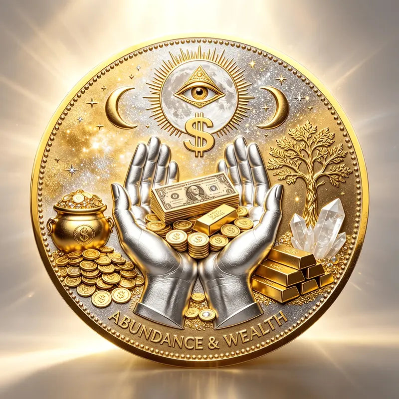 ⏰65% OFF💥3D All-Seeing Eye Prosperity Coin – Wealth & Good Luck Charm