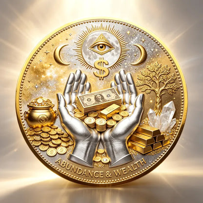 ⏰65% OFF💥3D All-Seeing Eye Prosperity Coin – Wealth & Good Luck Charm