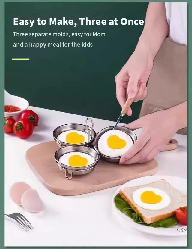 🌟Stainless Steel Egg Molds