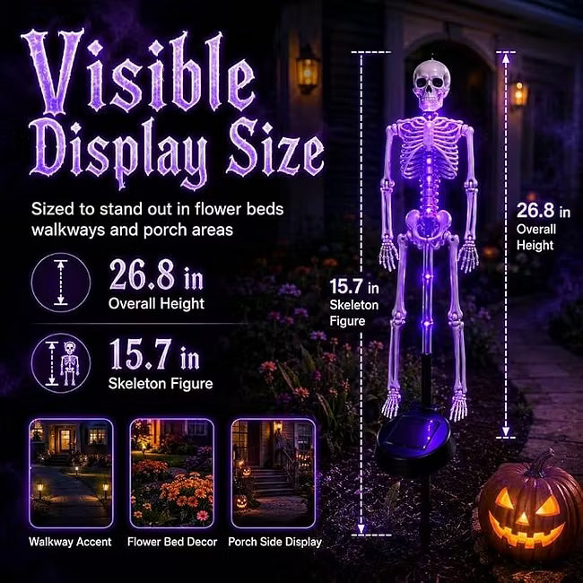 ✨Last Day 49% OFF✨💀 Solar Skeleton Ground Stake Lights