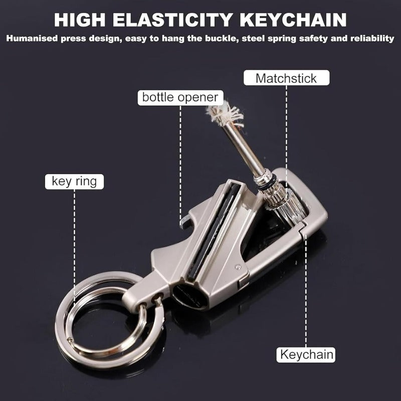 🔥3-in-1 Kerosene Match Keychain