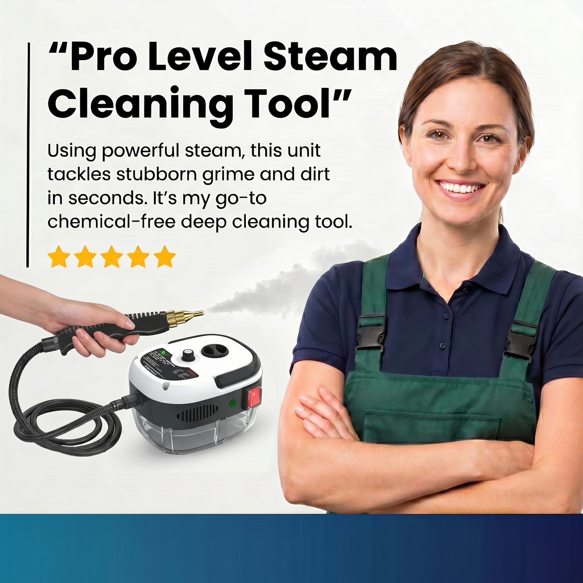 Portable Dry-Steam Cleaning System
