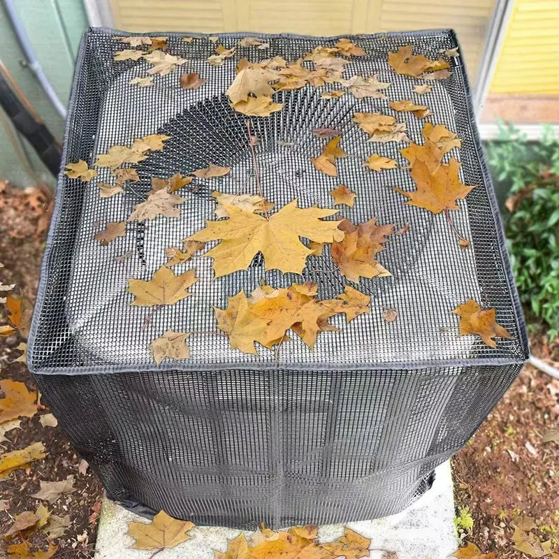 Outdoor AC Unit Cover | Mesh Dust Cover, Black