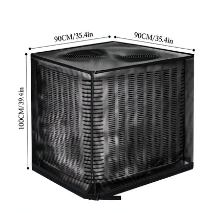 Outdoor AC Unit Cover | Mesh Dust Cover, Black