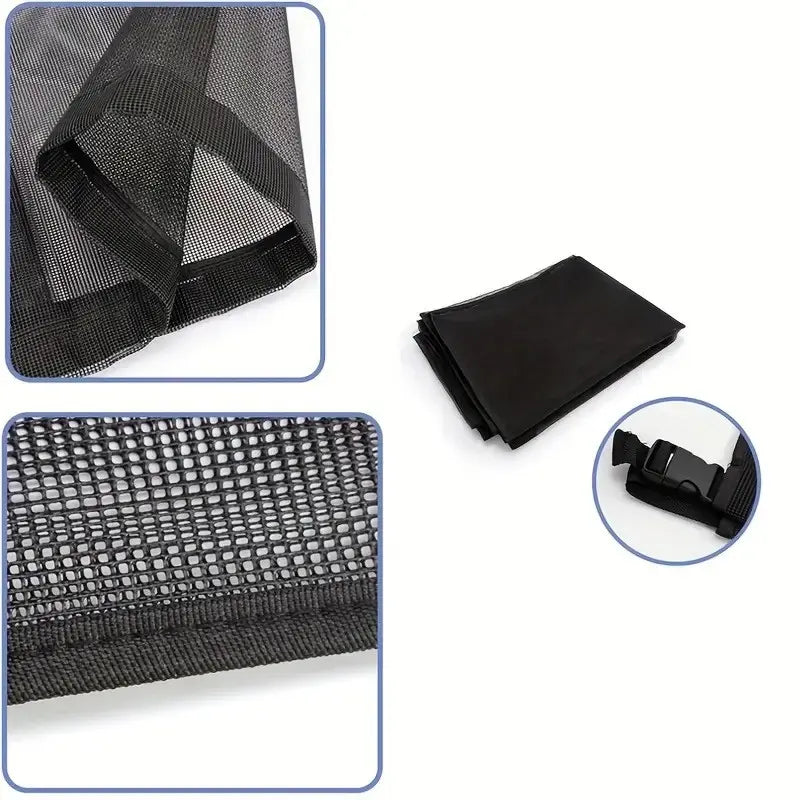 Outdoor AC Unit Cover | Mesh Dust Cover, Black