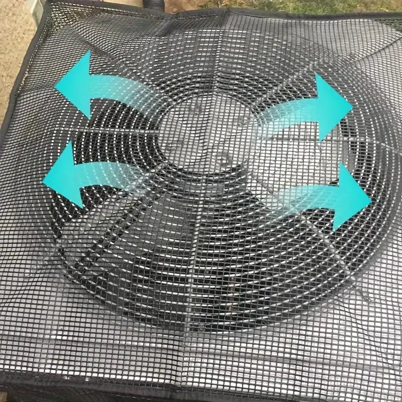 Outdoor AC Unit Cover | Mesh Dust Cover, Black