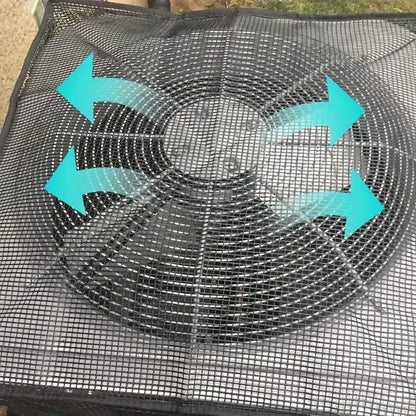 Outdoor AC Unit Cover | Mesh Dust Cover, Black