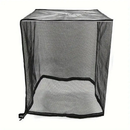 Outdoor AC Unit Cover | Mesh Dust Cover, Black