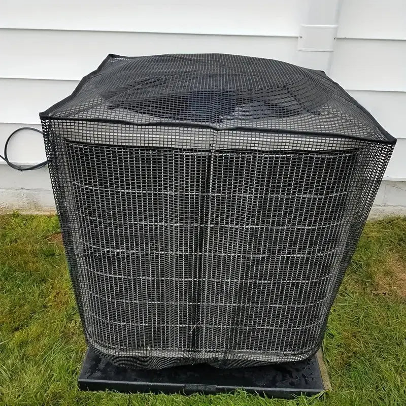 Outdoor AC Unit Cover | Mesh Dust Cover, Black