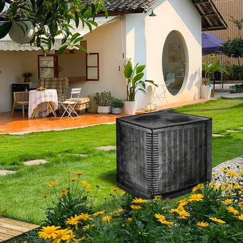 Outdoor AC Unit Cover | Mesh Dust Cover, Black