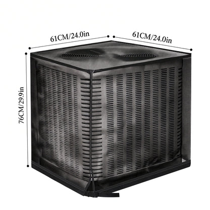Outdoor AC Unit Cover | Mesh Dust Cover, Black