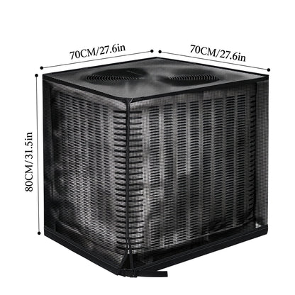 Outdoor AC Unit Cover | Mesh Dust Cover, Black