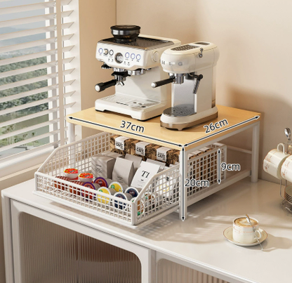 KitchenOrganizer:  Space-Saving Kitchen Countertop Organizer Rack