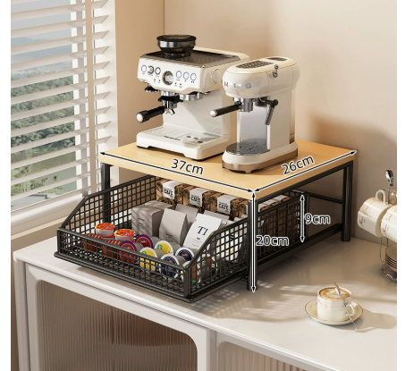 KitchenOrganizer:  Space-Saving Kitchen Countertop Organizer Rack