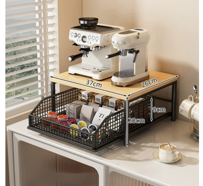 KitchenOrganizer:  Space-Saving Kitchen Countertop Organizer Rack