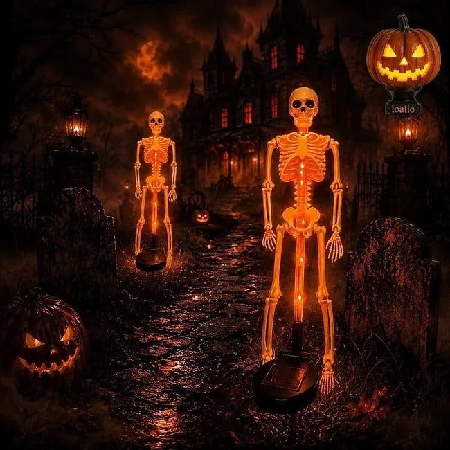 ✨Last Day 49% OFF✨💀 Solar Skeleton Ground Stake Lights