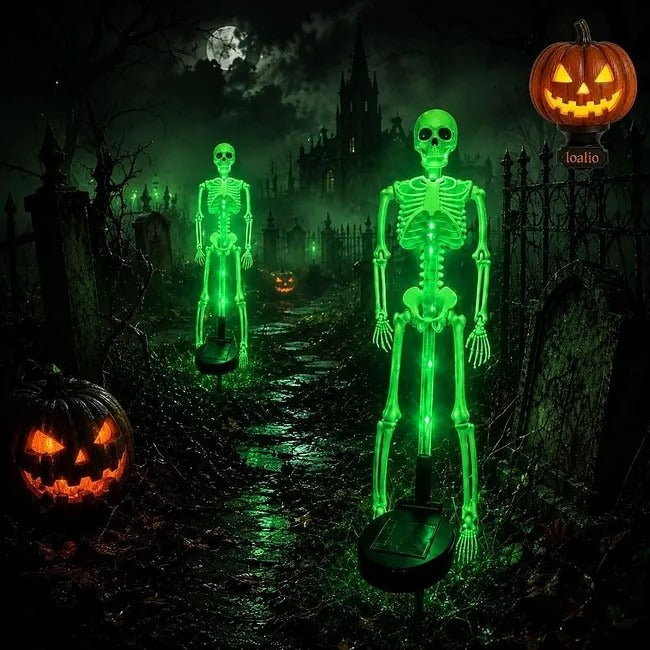 ✨Last Day 49% OFF✨💀 Solar Skeleton Ground Stake Lights