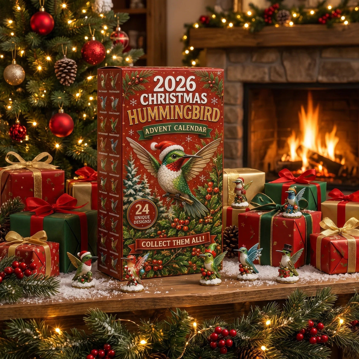 🐦2026 Christmas Hummingbird Advent Calendar – Every Day Brings New Surprises 🎄✨