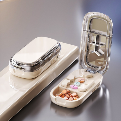 💊 Portable Pill Cutter and Organizer