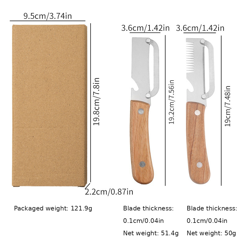 2 Pcs Multifunctional Vegetable Peeler & Bottle Opener