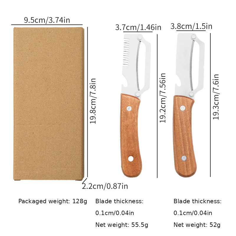 2 Pcs Multifunctional Vegetable Peeler & Bottle Opener