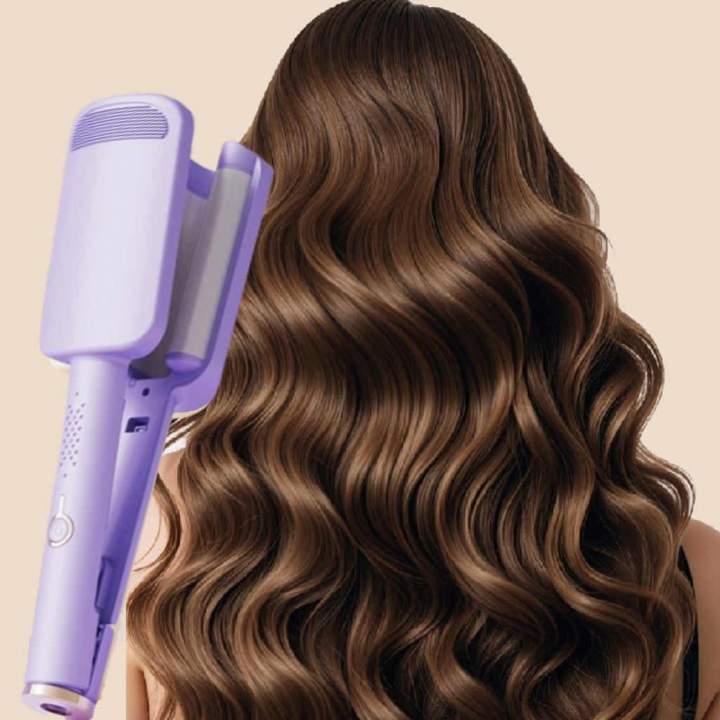 French Wave Hair Curler with Adjustable Heat