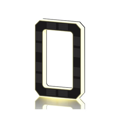 Solar Lighted Address Sign – Waterproof Modern Numbers for Outdoor Decor