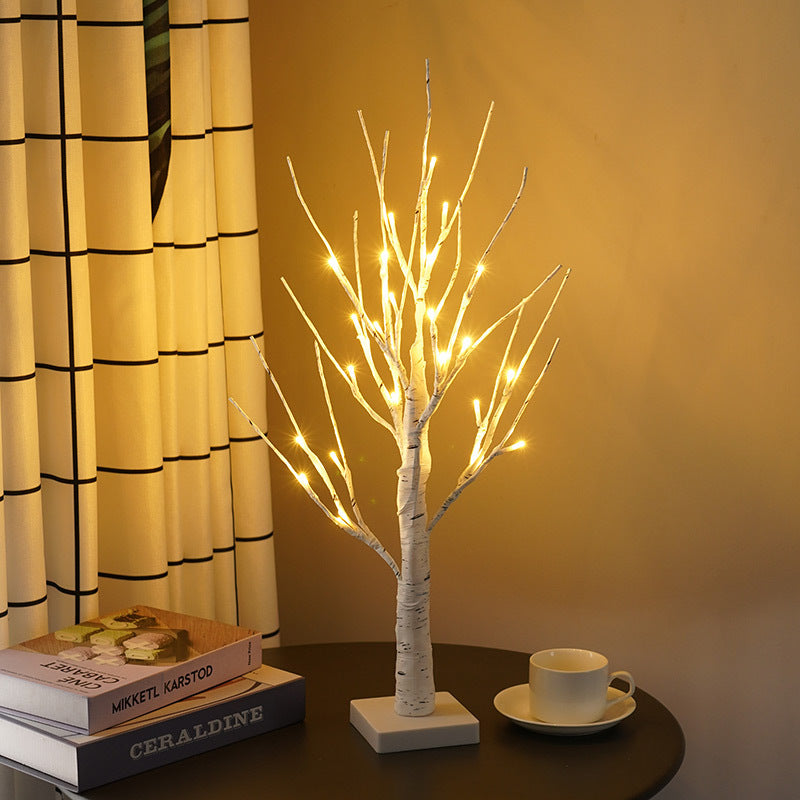 🎄Indoor Lighted Birch Tree with Realistic Branches