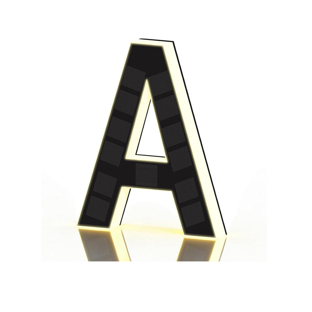 Solar Lighted Address Sign – Waterproof Modern Numbers for Outdoor Decor