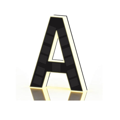 Solar Lighted Address Sign – Waterproof Modern Numbers for Outdoor Decor