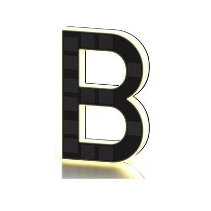 Solar Lighted Address Sign – Waterproof Modern Numbers for Outdoor Decor