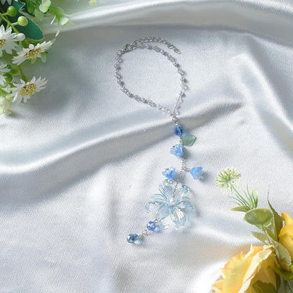 Lily of the Valley Crystal Suncatcher Car Charm
