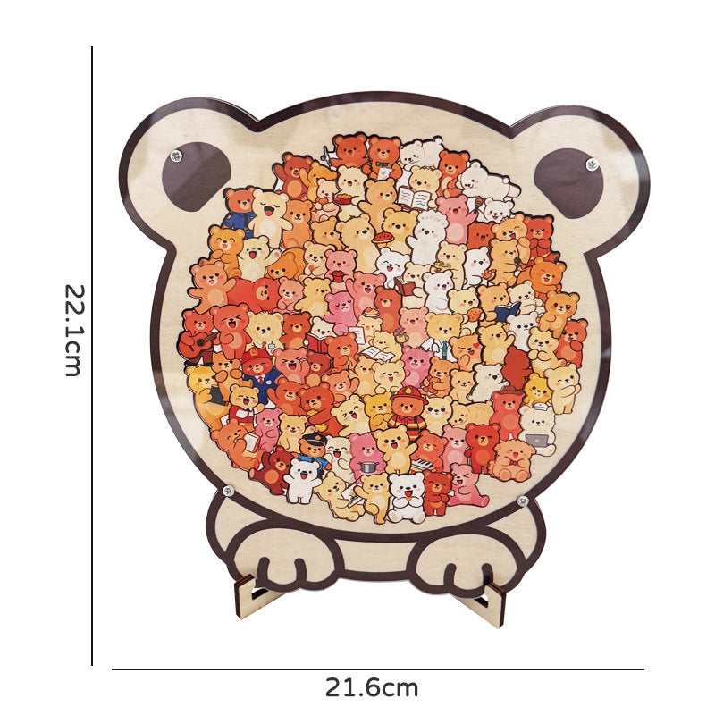 🎄Cat or Dog Shaped Wooden Jigsaw Puzzle