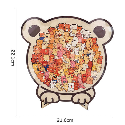 🎄Cat or Dog Shaped Wooden Jigsaw Puzzle